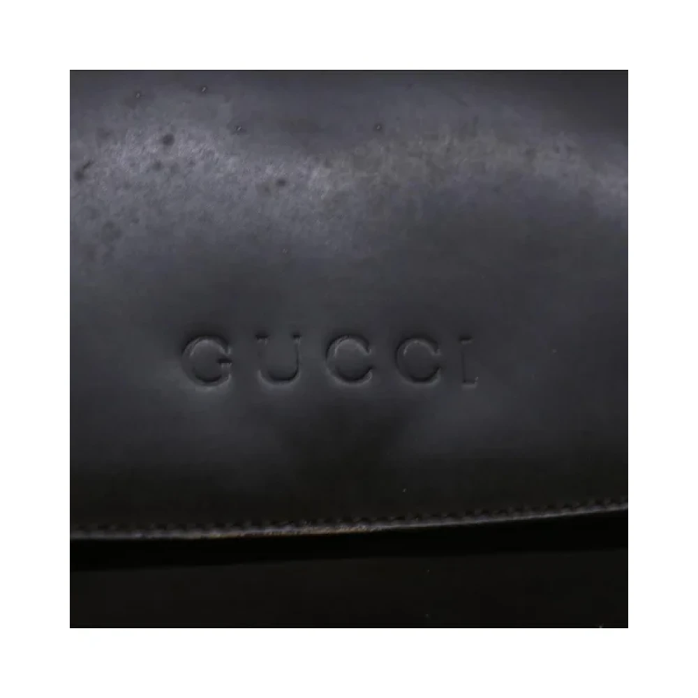 Gucci Vintage Pre-owned Leather gucci-bags Brown Dames
