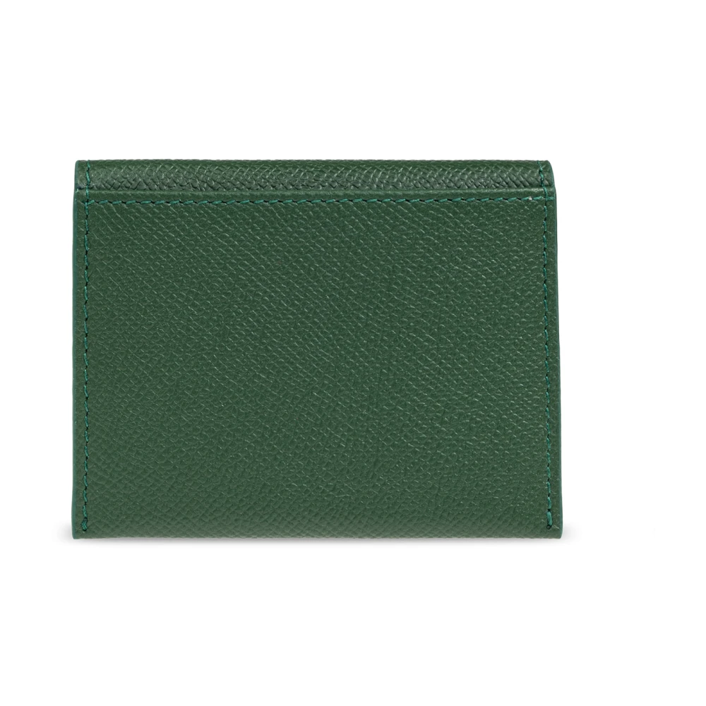 Salvatore Ferragamo Leren kaarthouder Green Dames