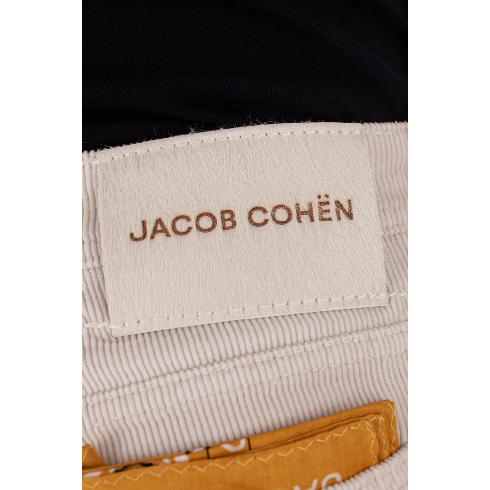 Jacob Cohën Luxe 5-Pocket Jeans in Crème Beige Heren