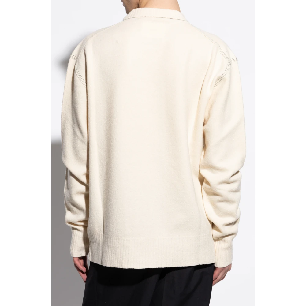 Jil Sander Wollen trui Beige Heren