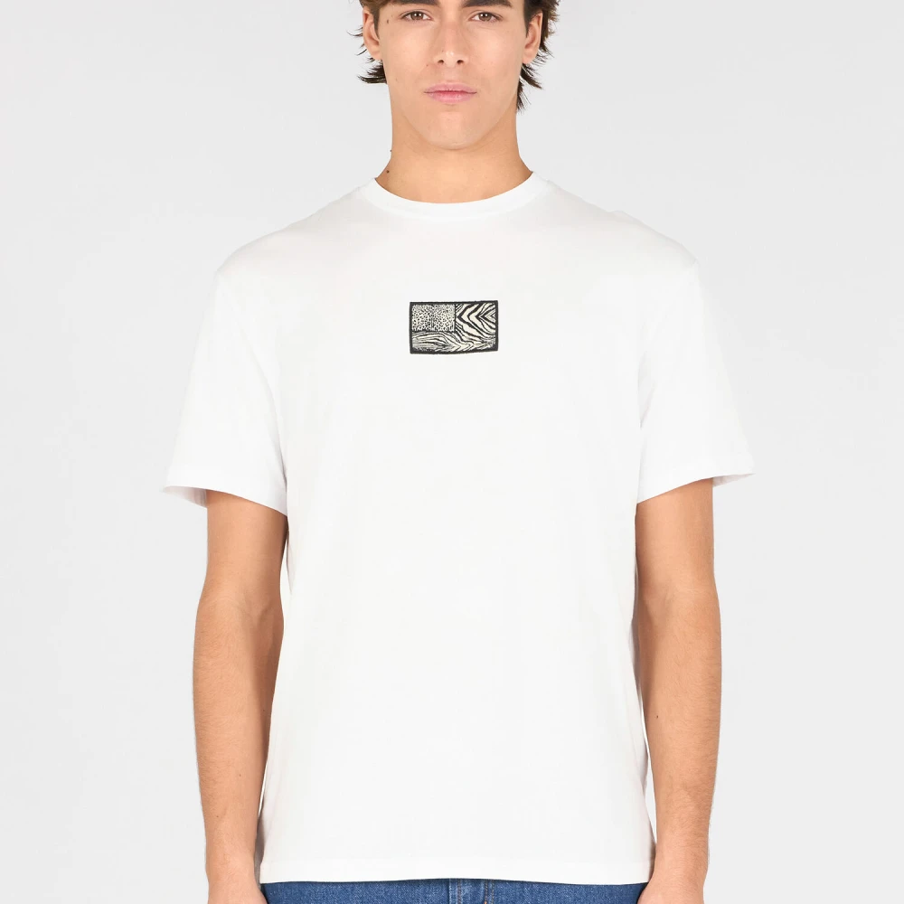 Roberto Cavalli Dierenprint Crew-neck T-shirt White Heren