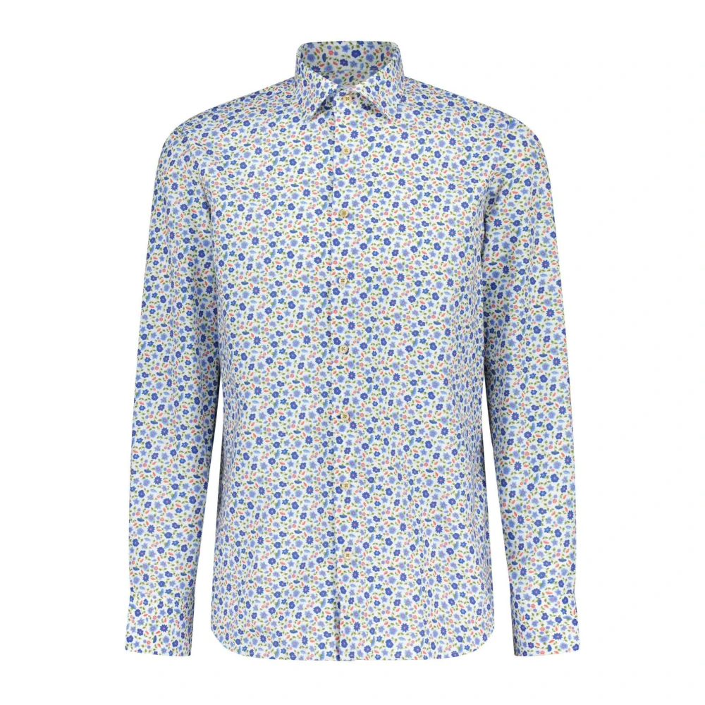 Stenströms Bloemenprint Katoenen Getailleerd Overhemd Multicolor Heren