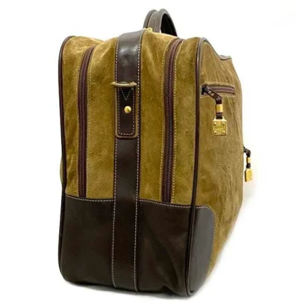Loewe Pre-owned Fabric handbags Brown Dames