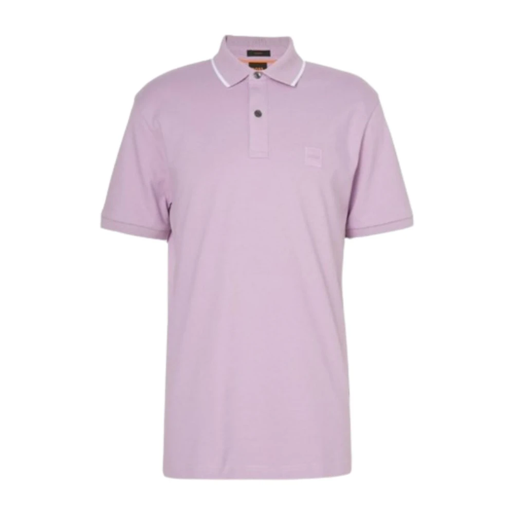 Hugo Boss Heren Polo Passertip Pink Heren