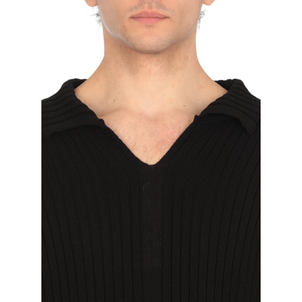 Rick Owens Zwarte Katoenen Trui Black Heren
