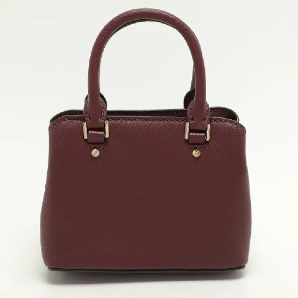 Michael Kors Pre-owned Leather handbags Red Dames