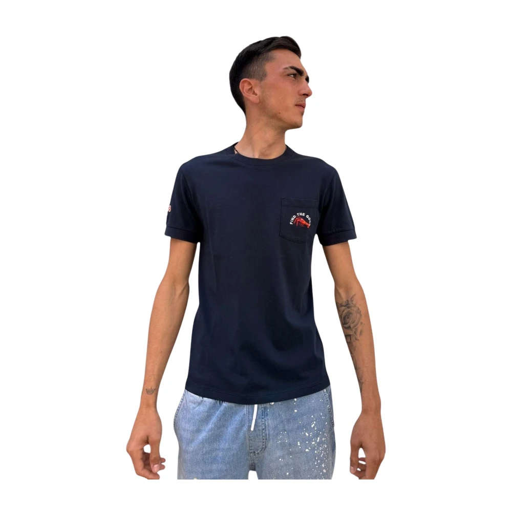 Sun68 - Tops > T-Shirts - Blue - Sun68 - Modalova