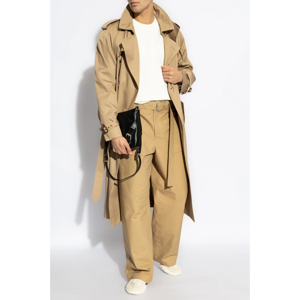 Jil Sander Broek met logo Beige Heren