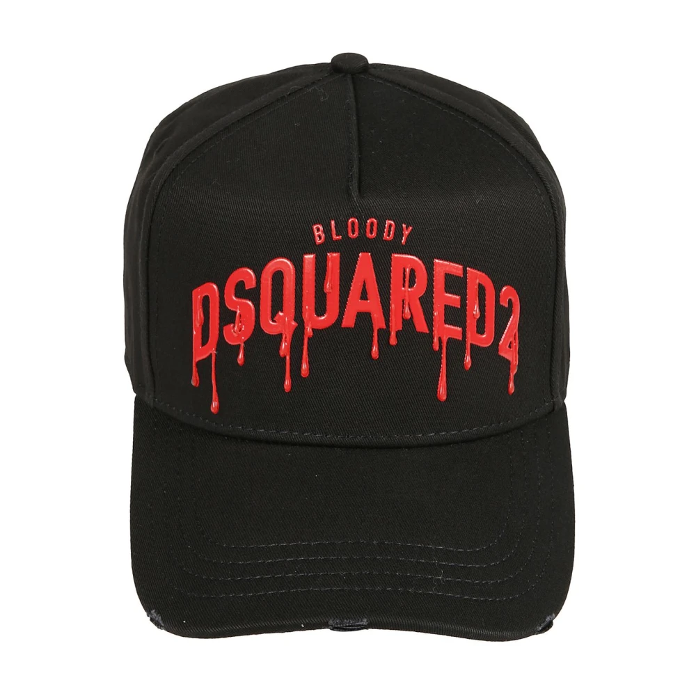 Dsquared2 Stijlvolle Hoed voor Mannen en Vrouwen Black Heren