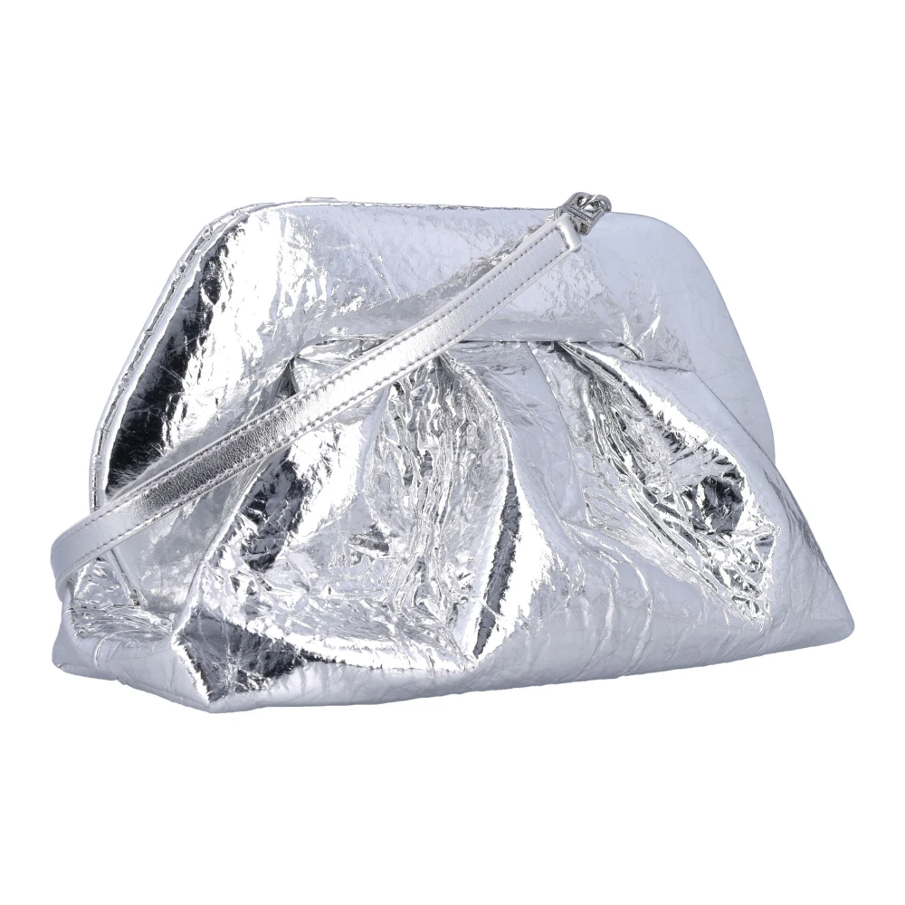 THEMOIRè Zilver Ananas Clutch Handtas Gray Dames