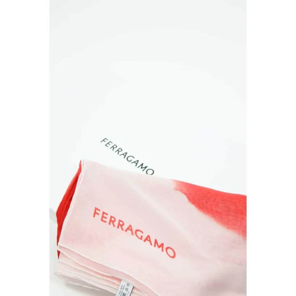 Salvatore Ferragamo Pre-owned Silk scarves Multicolor Dames