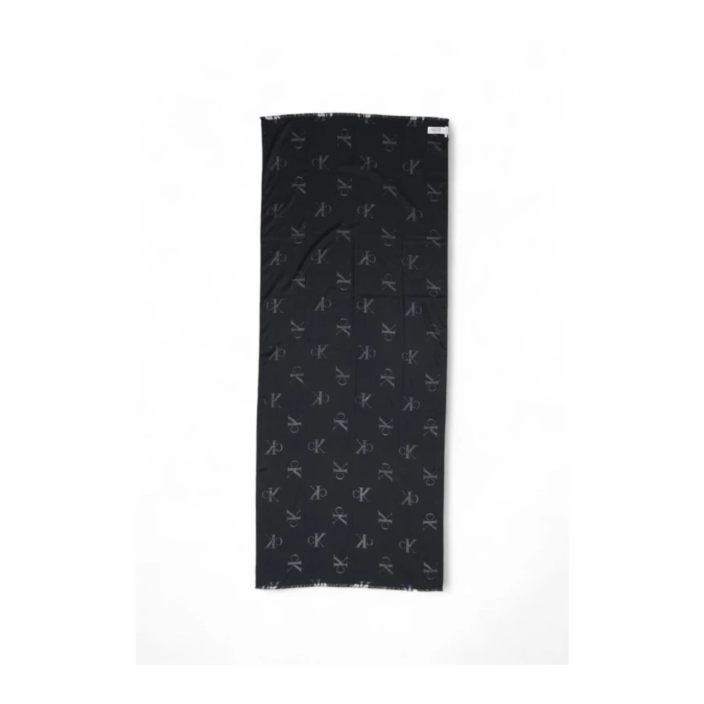 Calvin Klein Modal Blend Dames Sjaal Collectie Black Dames