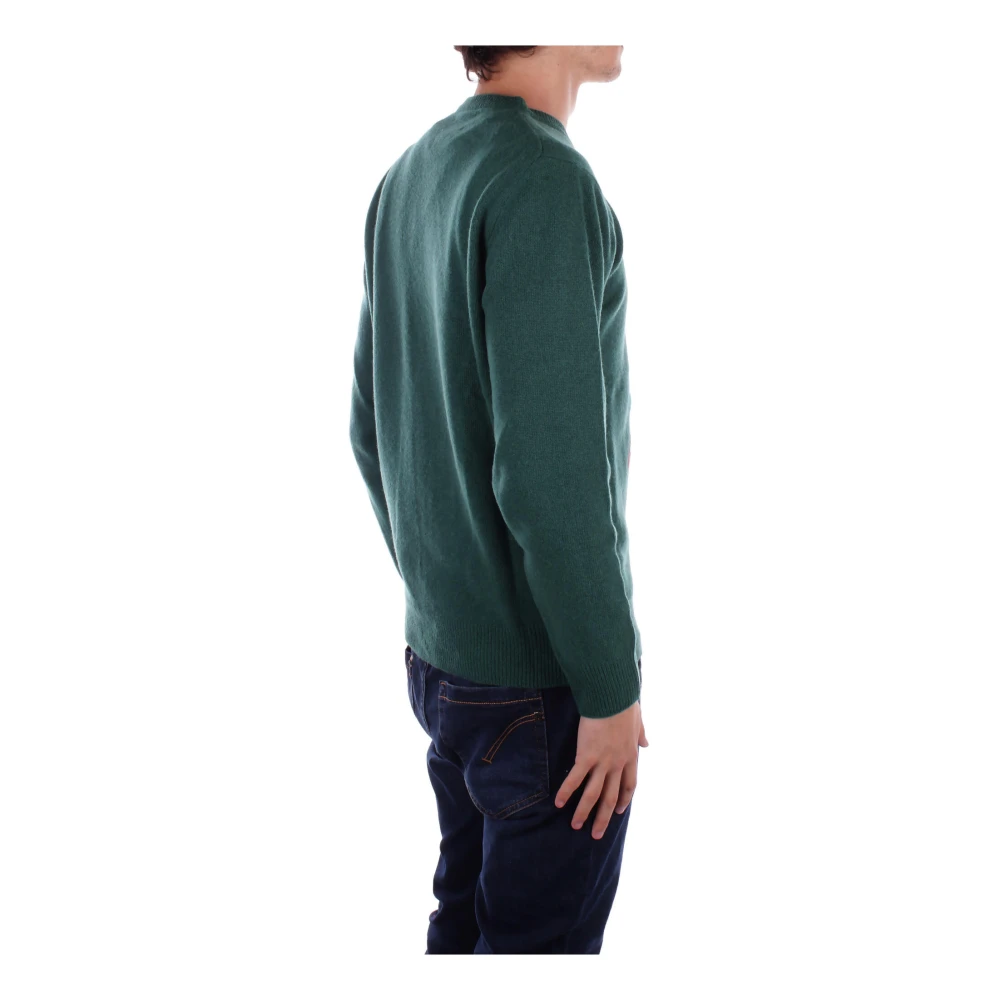 Saint Barth Rode Logo Trui Kasjmier Mix Green Heren
