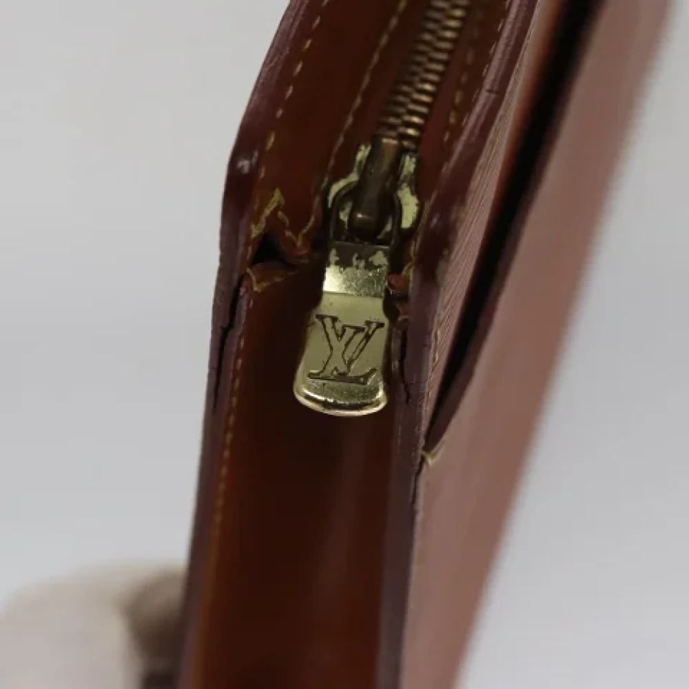 Louis Vuitton Vintage Pre-owned Leather clutches Brown Dames