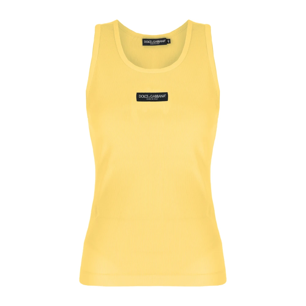 Dolce & Gabbana Donna Giallo - Top - Tops - S