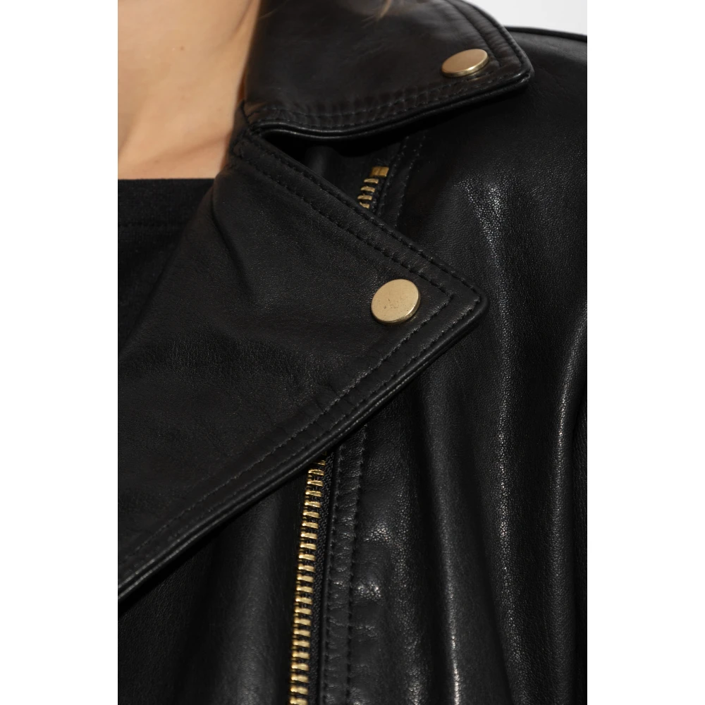 AllSaints Leren Jack Dalby Black Dames