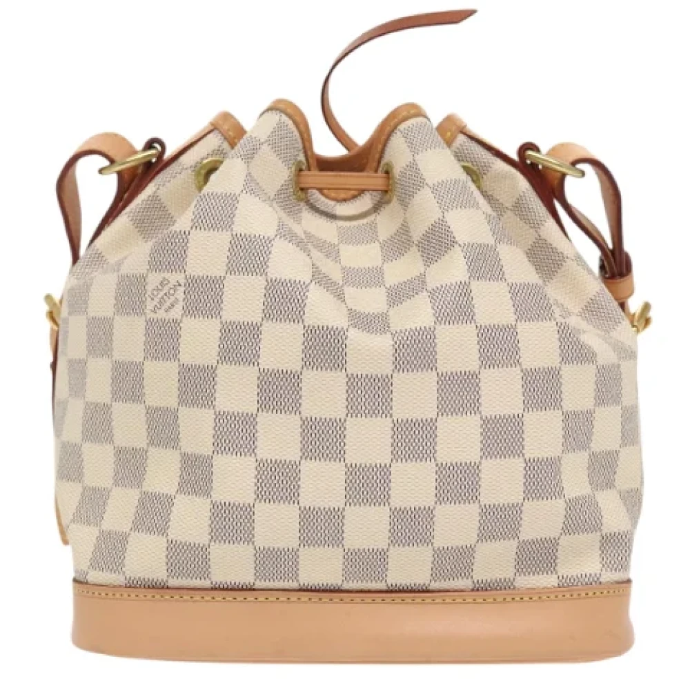 Louis Vuitton Vintage Pre-owned Canvas shoulder-bags White Dames