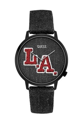black-textile-quartz-analog-watch