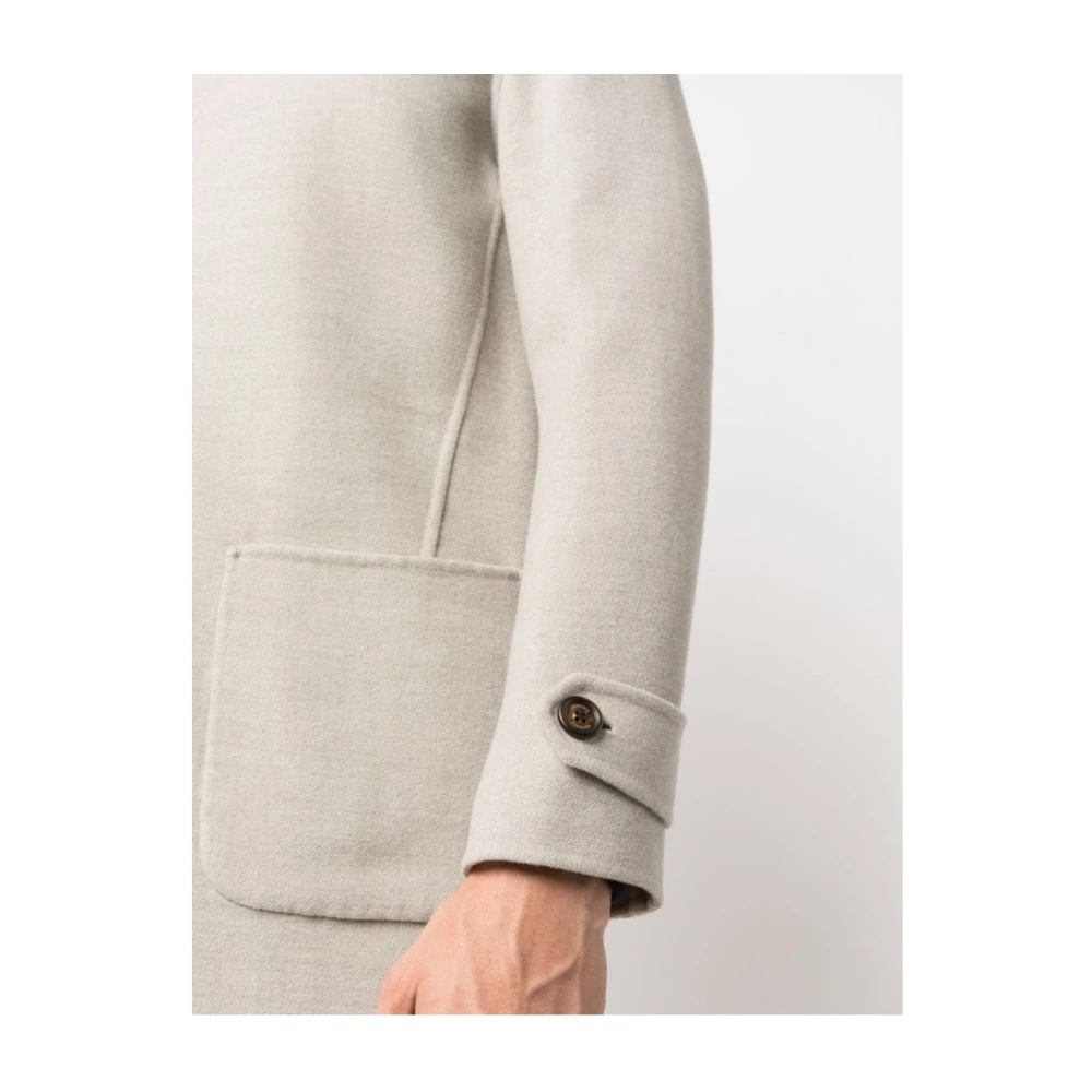 Eleventy Single-Breasted Jas Beige Heren
