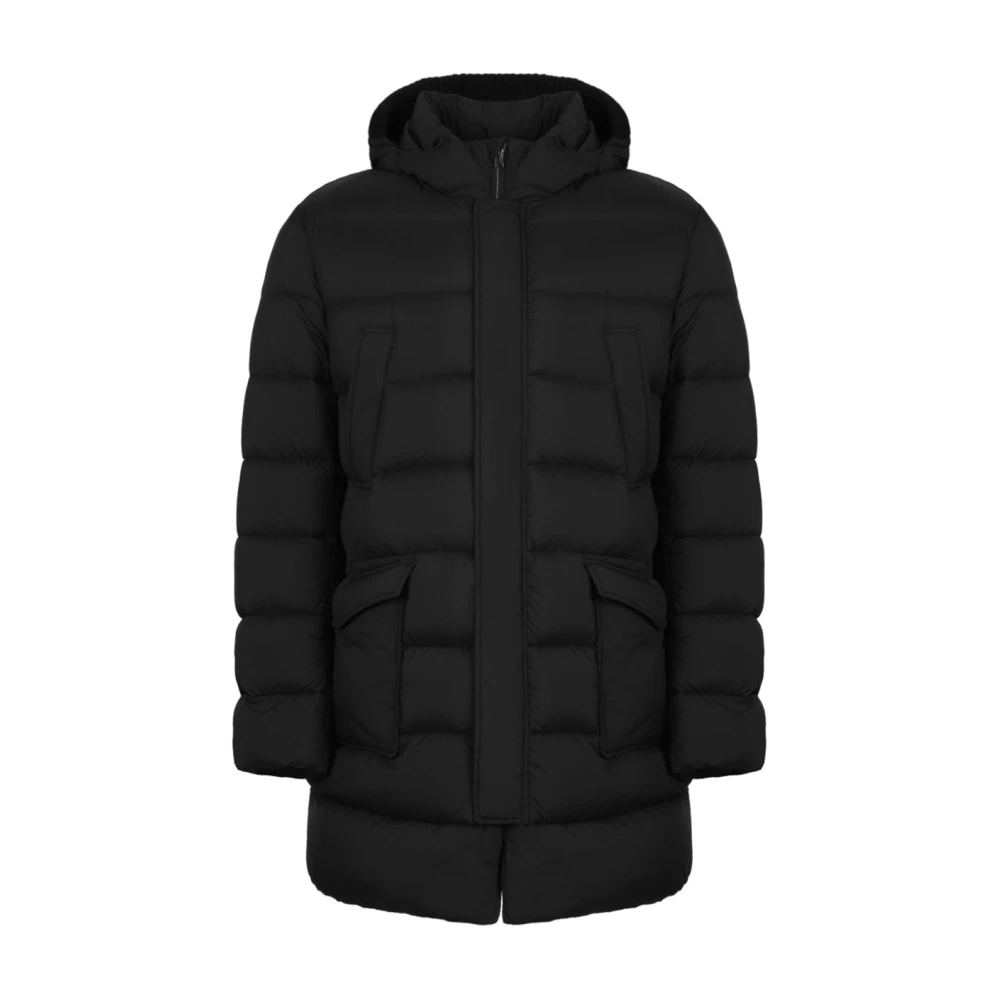 Herno Uomo Nero Piumino Imbottito Blu Navy