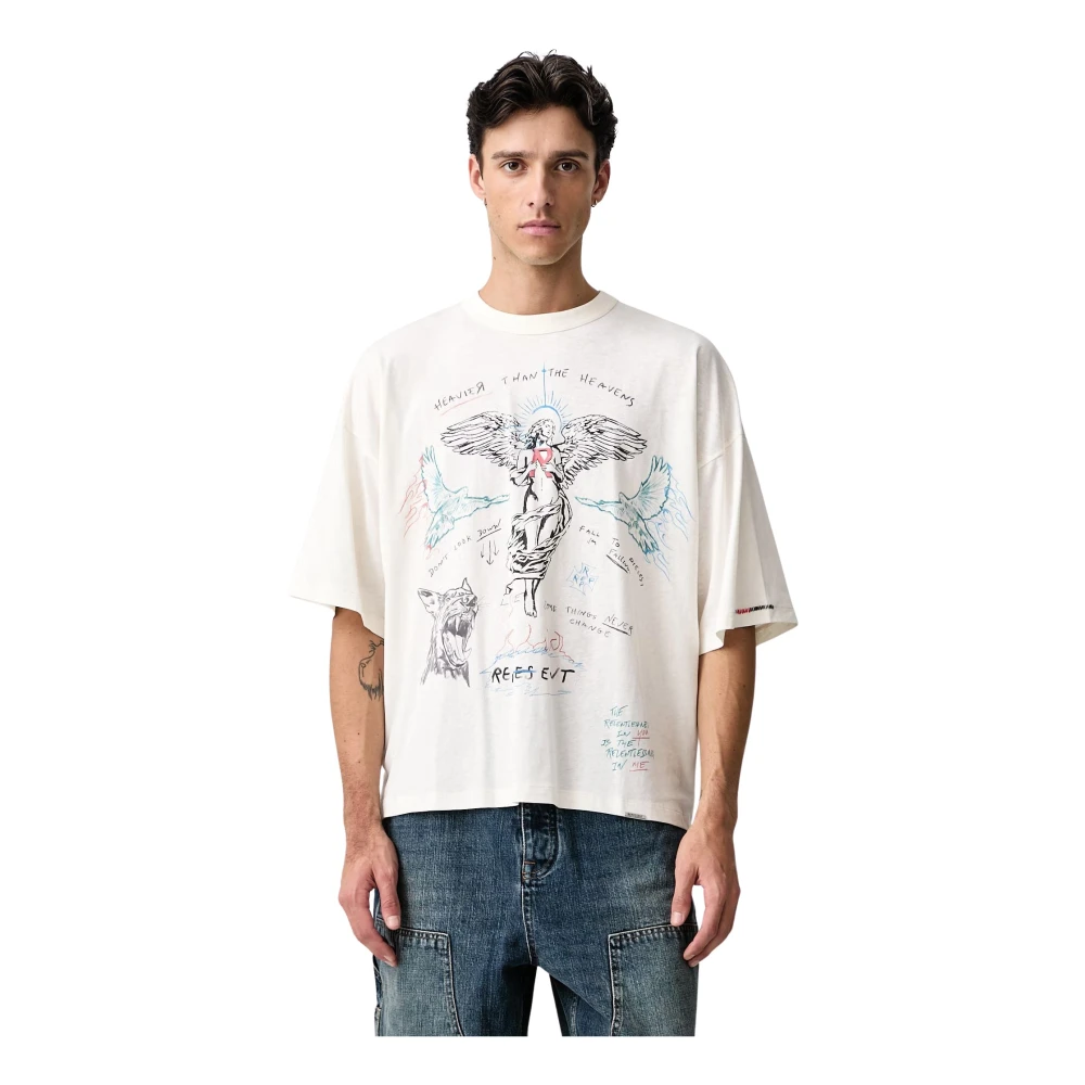 Represent Uomo Beige Top, L, New,