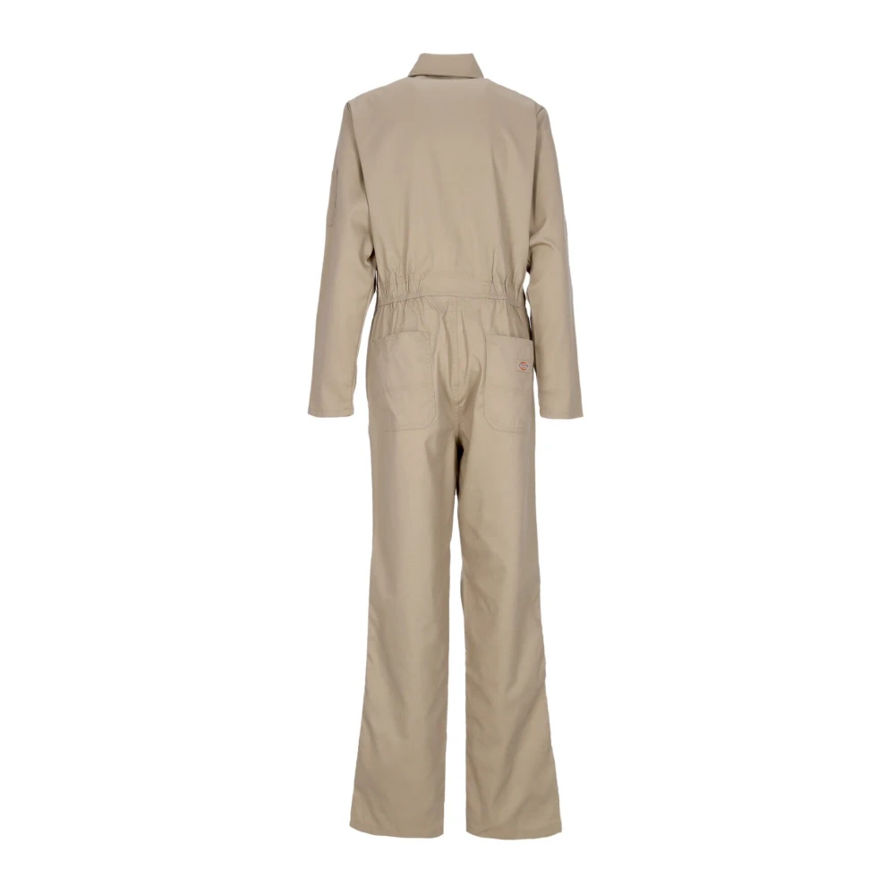 Dickies Woestijnzand Jumpsuit met Ritssluiting Beige Heren