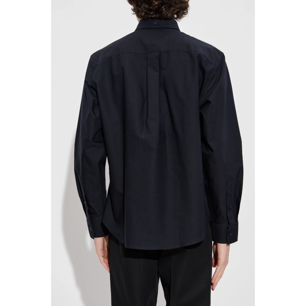 Burberry Shirt met logo Blue Heren