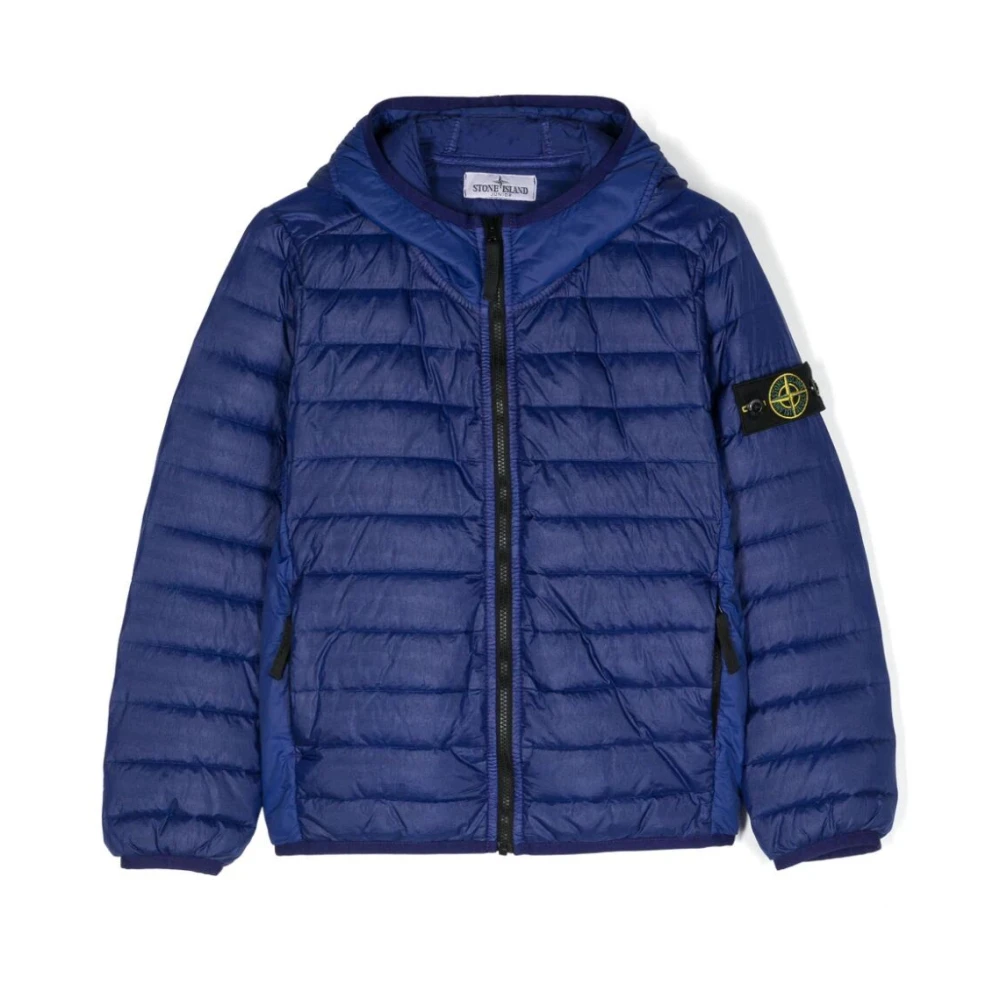 Stone Island Blå Pufferjacka Blue, Unisex