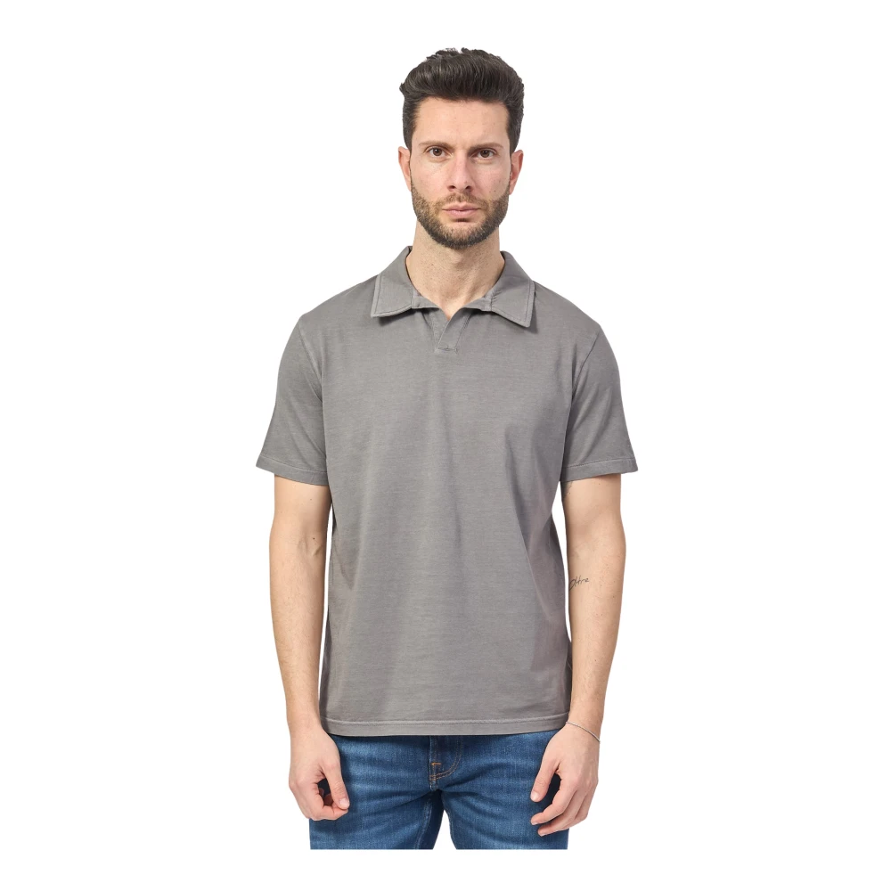 Ecoalf Biologisch Katoenen Poloshirt Grijs Gray Heren