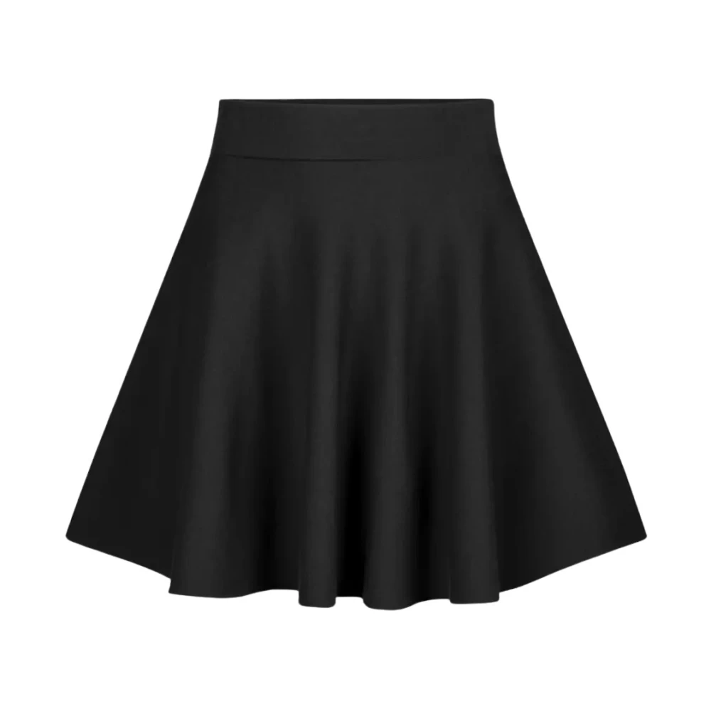 Nina Ricci Zwarte Skater Mini Rok Black Dames