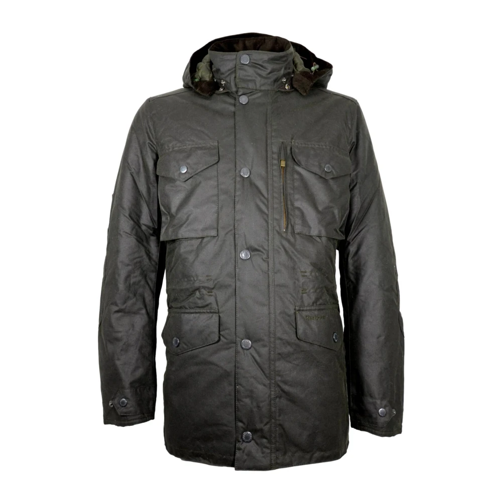 Barbour Men's Green Winter Jackets, Xl, Winter Sapper Wax Jacket