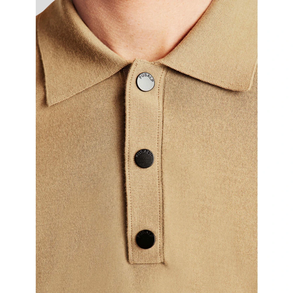 Fusalp Henryo Poloshirt MET Korte Mouwen Beige Heren
