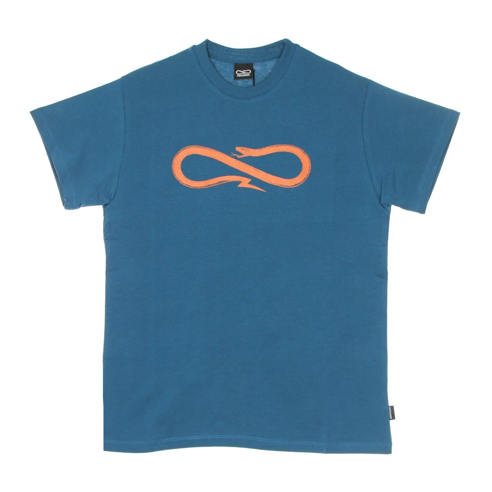 Propaganda Logo Tee Petrol Korte Mouw T-shirt Blue Heren