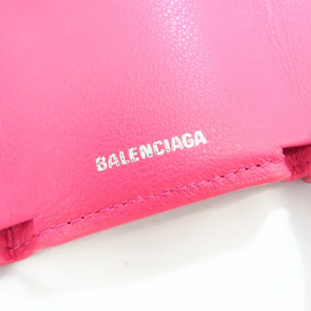 Balenciaga Vintage Pre-owned Leather wallets Pink Dames