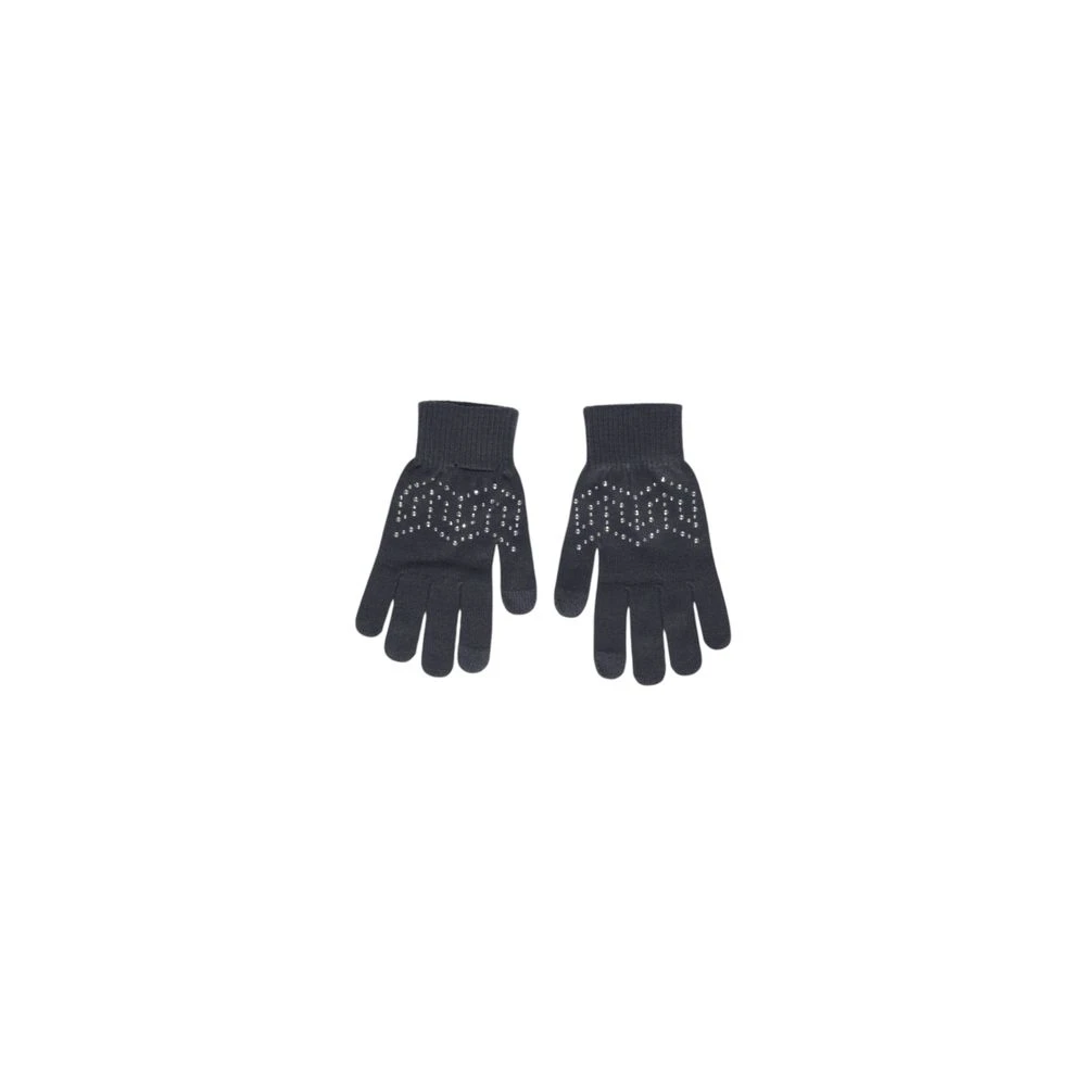 Pieces Grijze Gerecyclede Polyester Handschoenen voor Vrouwen Gray Dames