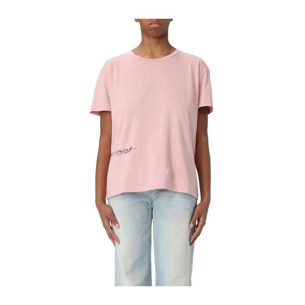 Dondup - Tops > T-Shirts - Pink - Dondup - Modalova