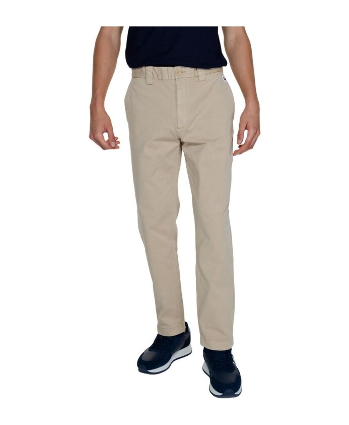 gold-cotton-blend-jeans-and-pants