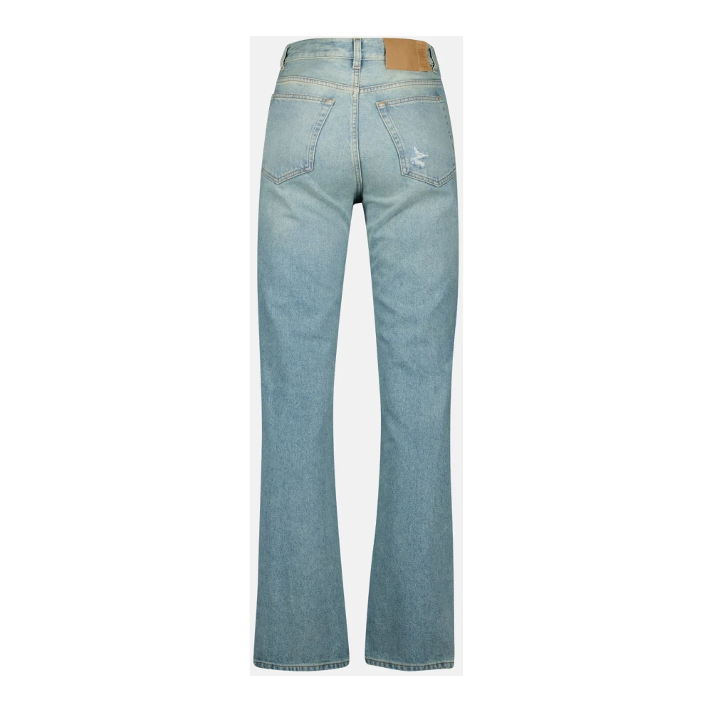 MM6 Maison Margiela Adhesive Band Jeans Blue Dames