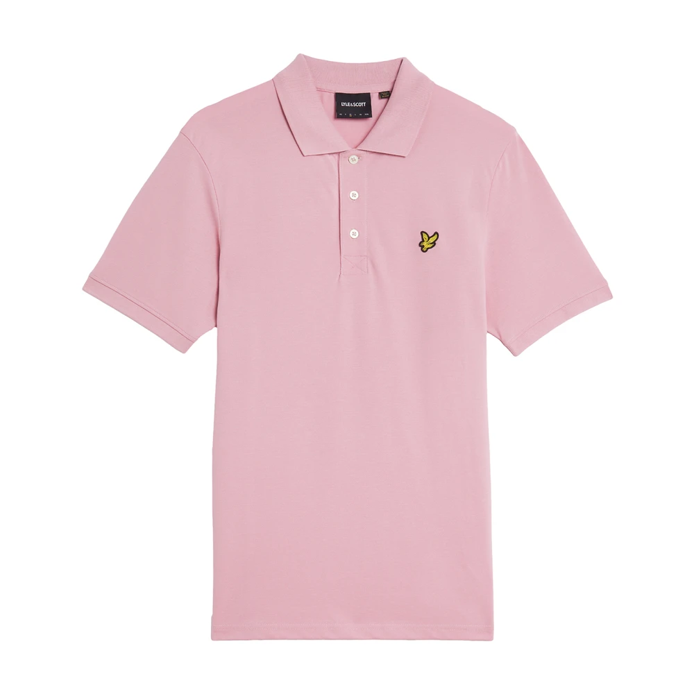 Polo Lyle & Scott Plain Polo Shirt Uomo Rosa Grande - Immagine 3