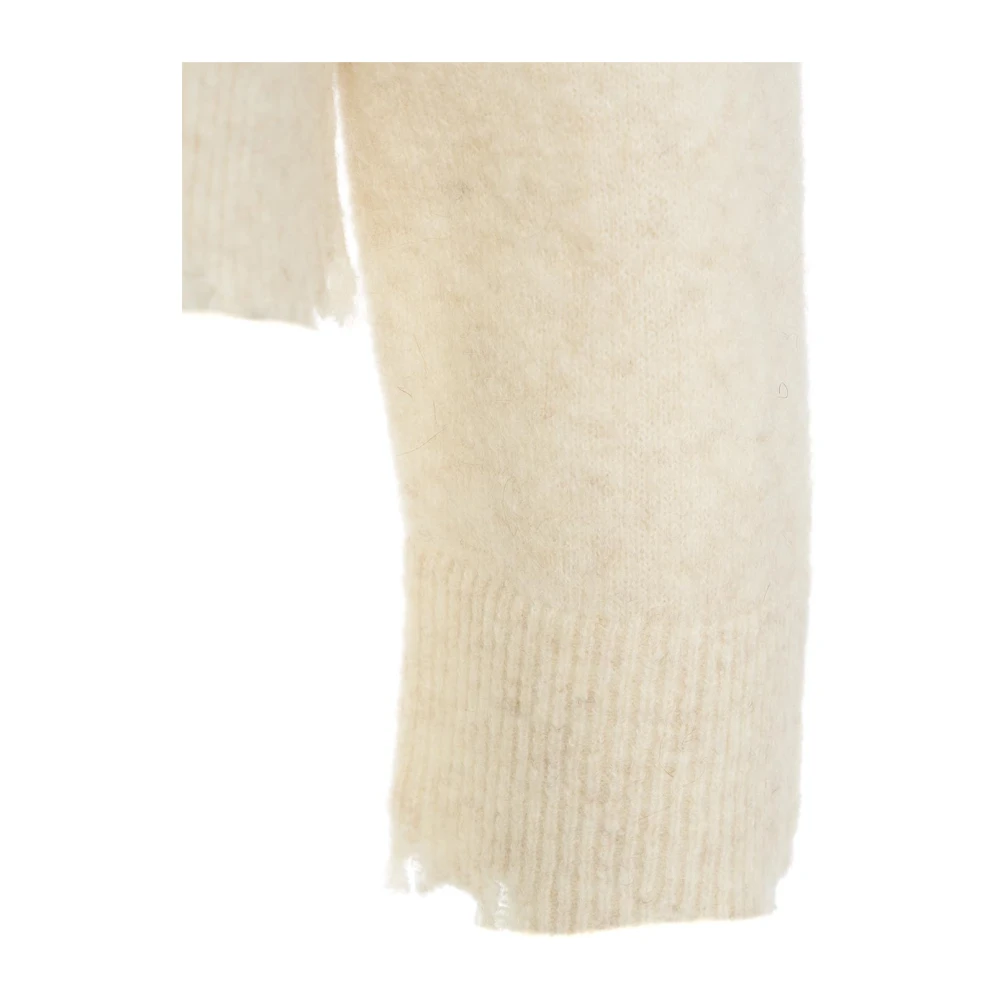 Kaos Witte Strass Trui Aw24 Beige Dames