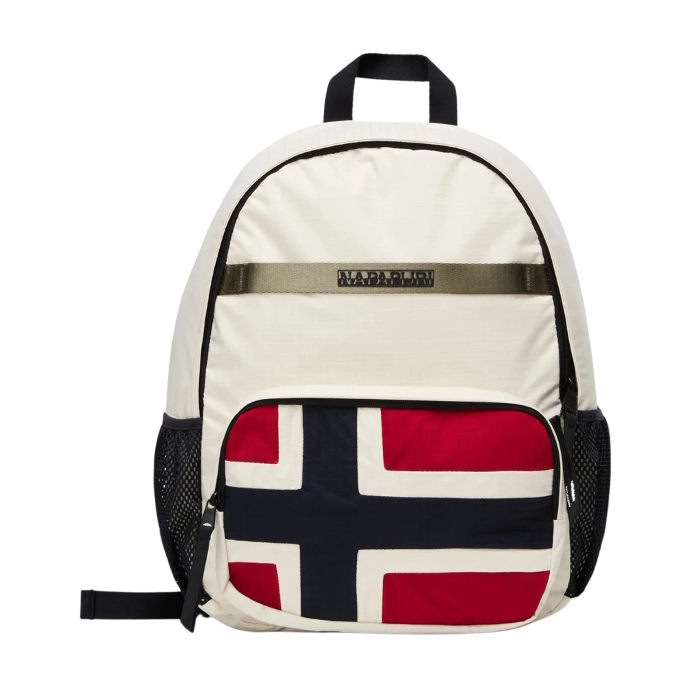 Napapijri, Väska, Dam, ONE Size, Polyester, Weekender Väska med Dubbla Handtag H-Nadir