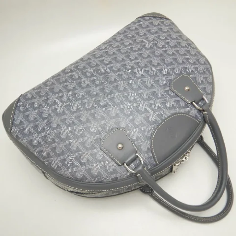 Goyard Vintage Pre-owned Canvas handbags Gray Dames