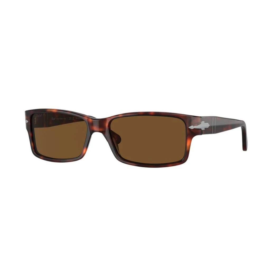 Persol Unisex Brown Classic Sunglasses With Polarized Lenses