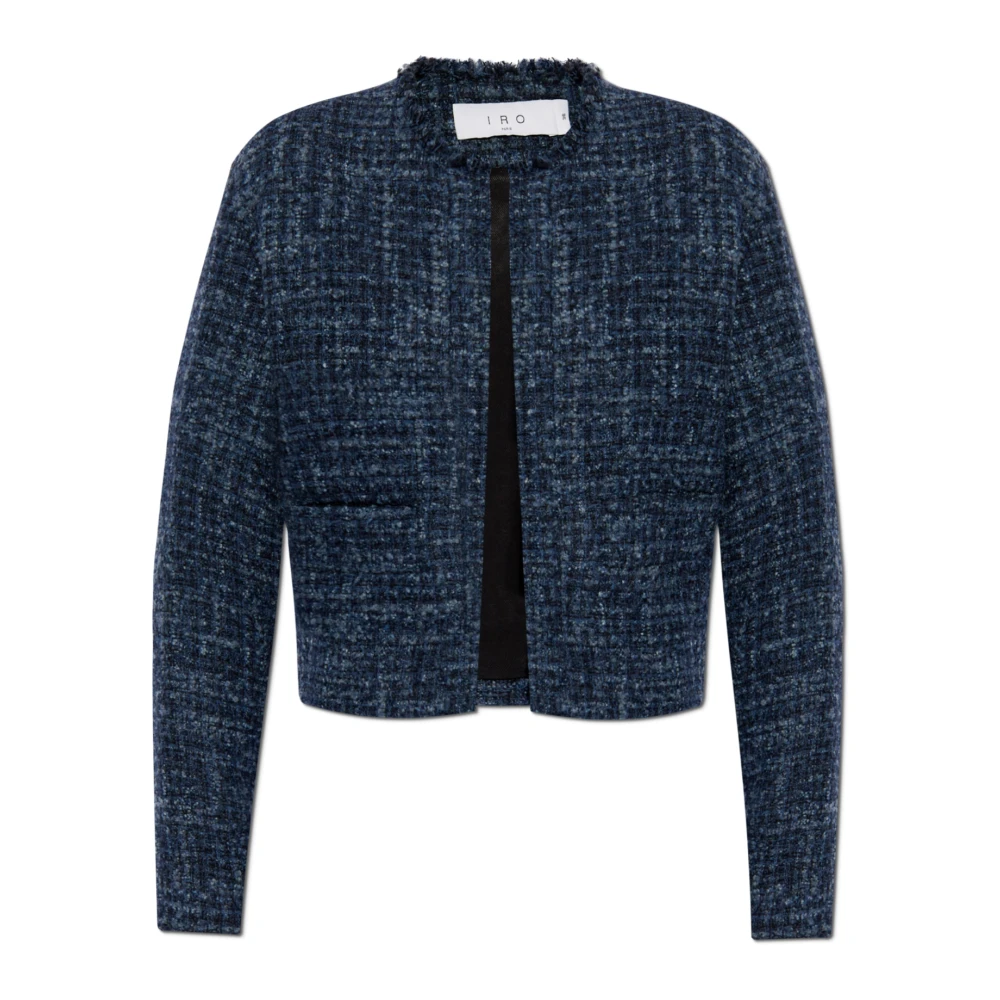 IRO Tweed blazer Baluna Blue, Dam