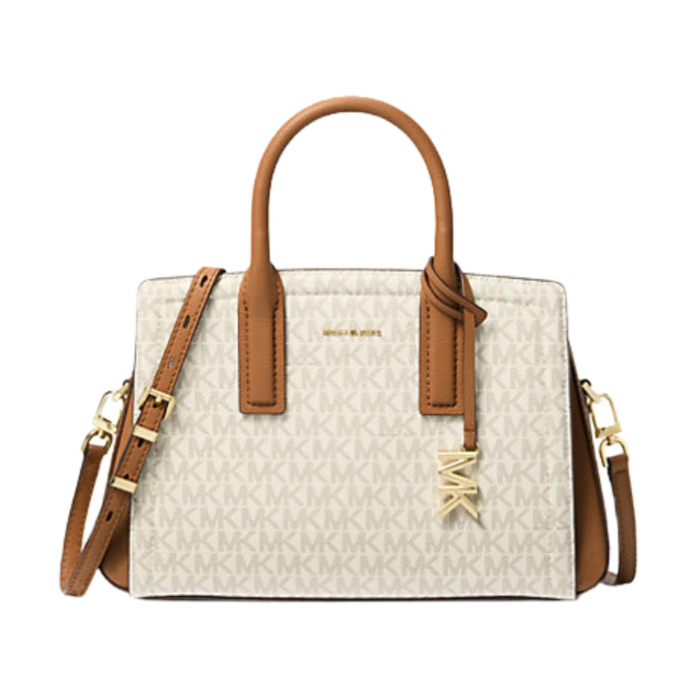 Michael Kors Vanilla Acorn Schoudertas Beige Dames