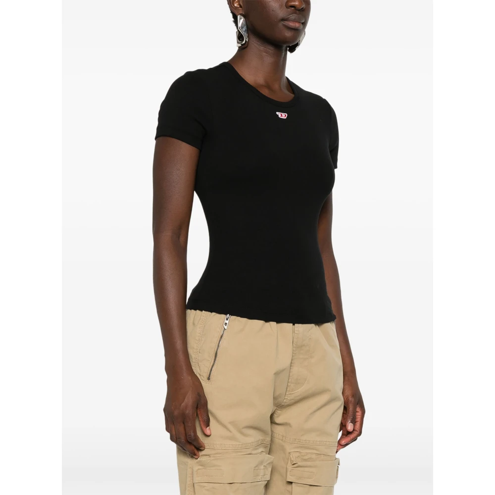 Diesel Long-D Stijlvolle Denim Jeans Black Dames