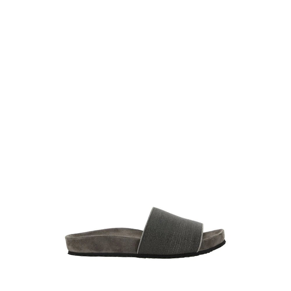 Shoes > Flip Flops & Sliders > Sliders - - Brunello Cucinelli - Modalova