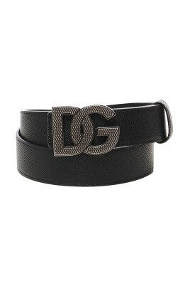 black-leather-cross-logo-belt