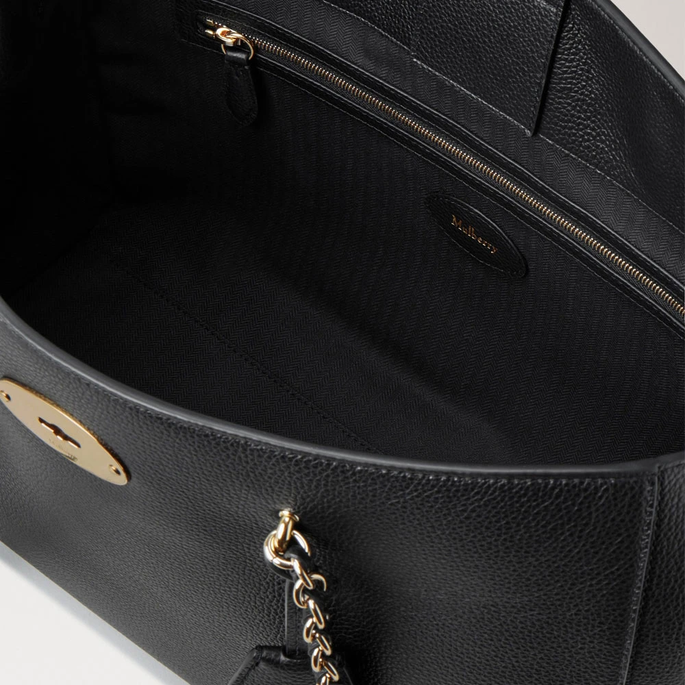 Mulberry Ketting Tote Zwart Elegant Functioneel Versie Black Dames