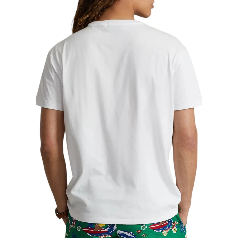 Ralph Lauren Wit korte mouw t-shirt stijl 710854497032 White Heren
